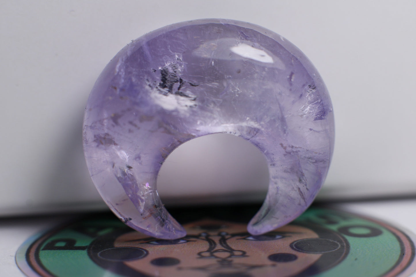 Quartz amethyst septum pincher- Made to order