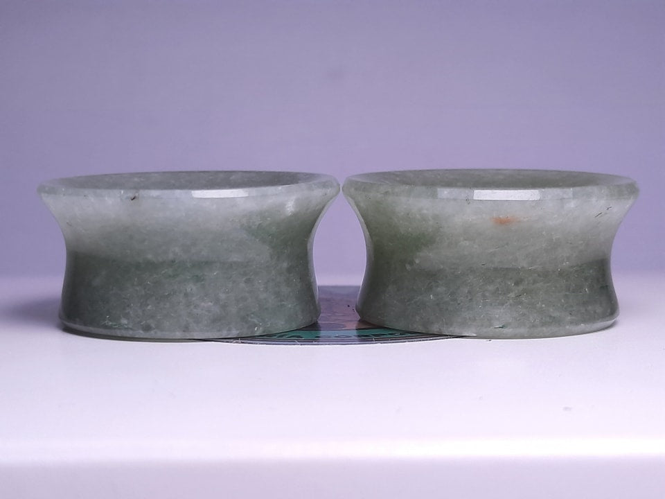 Orejeras de cuarzo verde - Mandar a fabricar