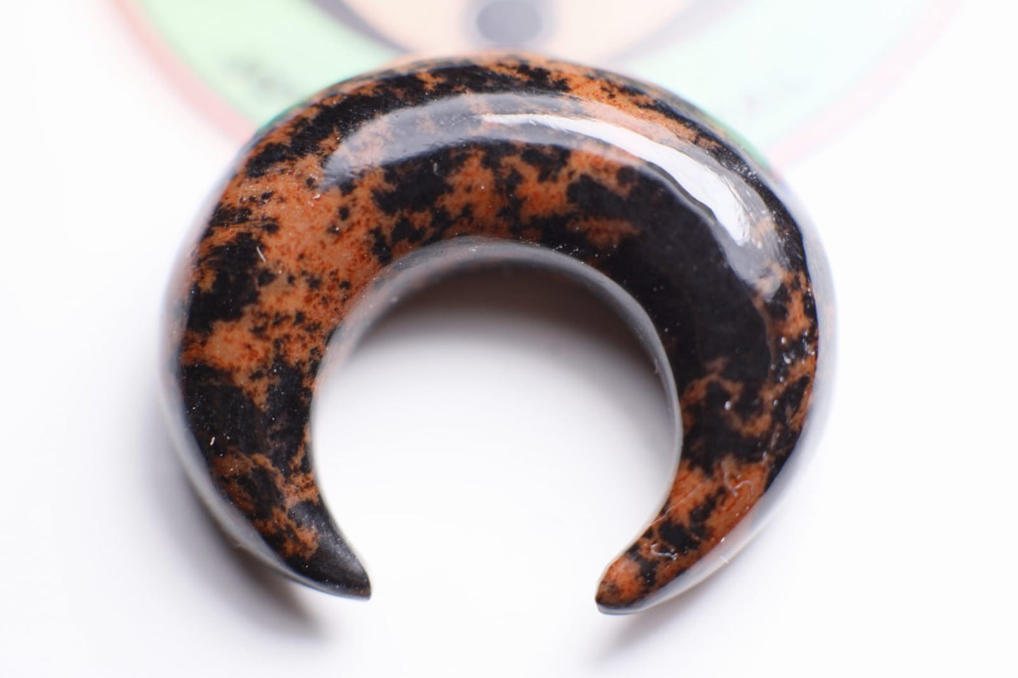 Septum pincher de obsidiana mahogany - Mandar a fabricar