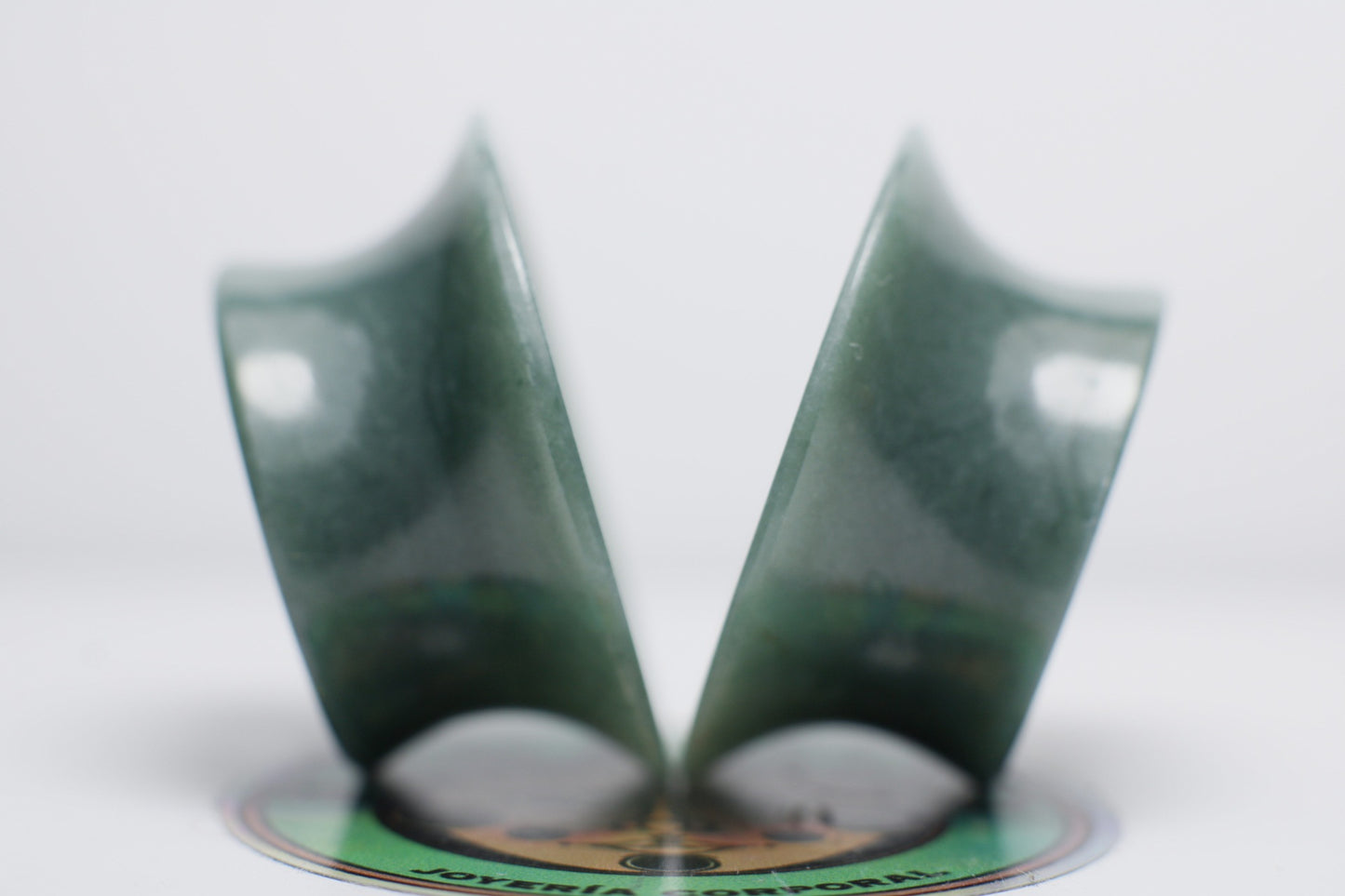 Blue Jade Mayan Flare Plugs - Made to order