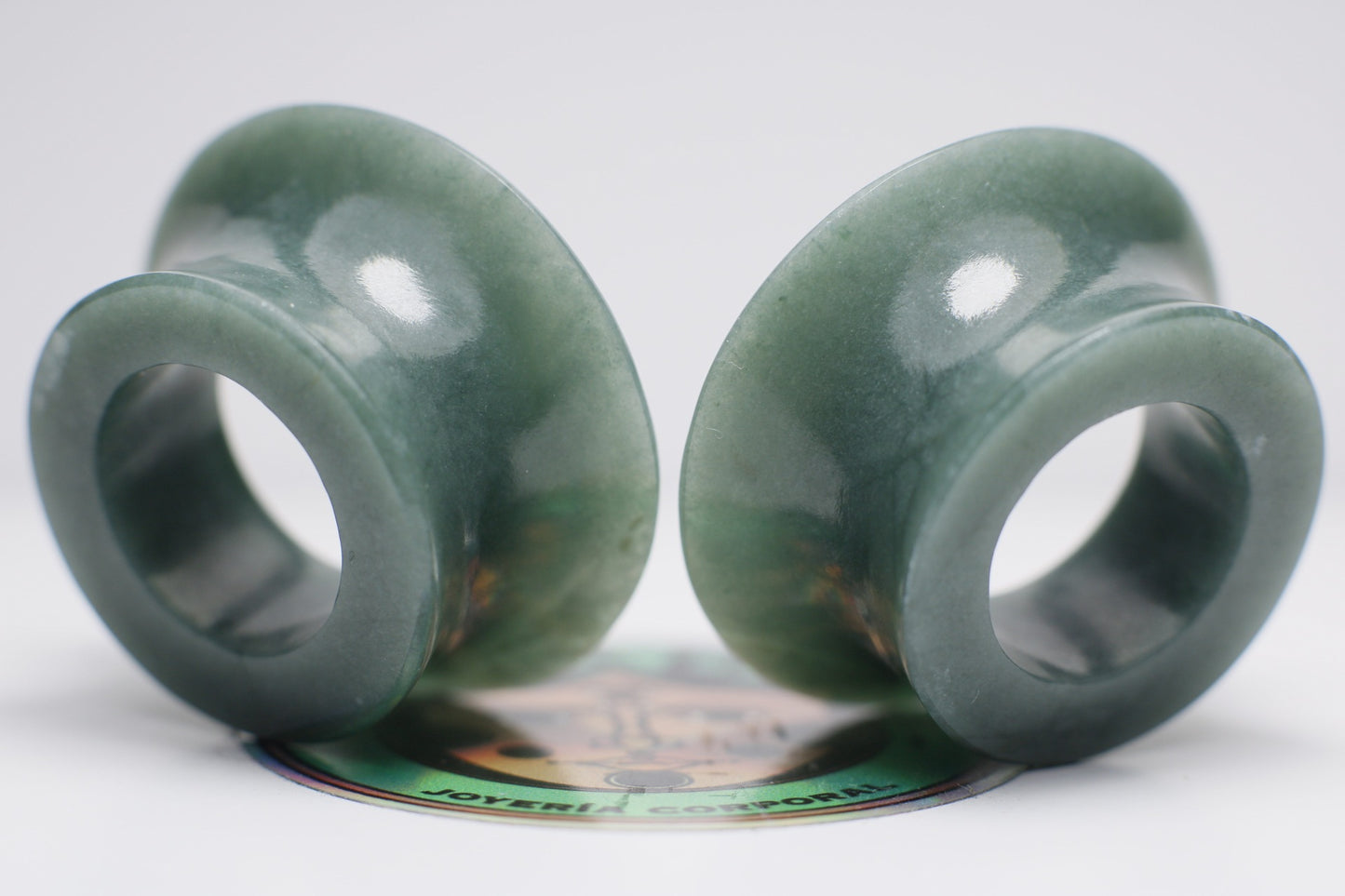 Blue Jade Mayan Flare Plugs - Made to order