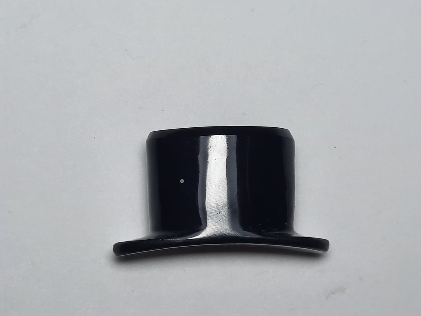 Black Obsidian Oval labret - Made to order