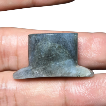 Oval bezel in golden labradorite 16mm - Ready to ship