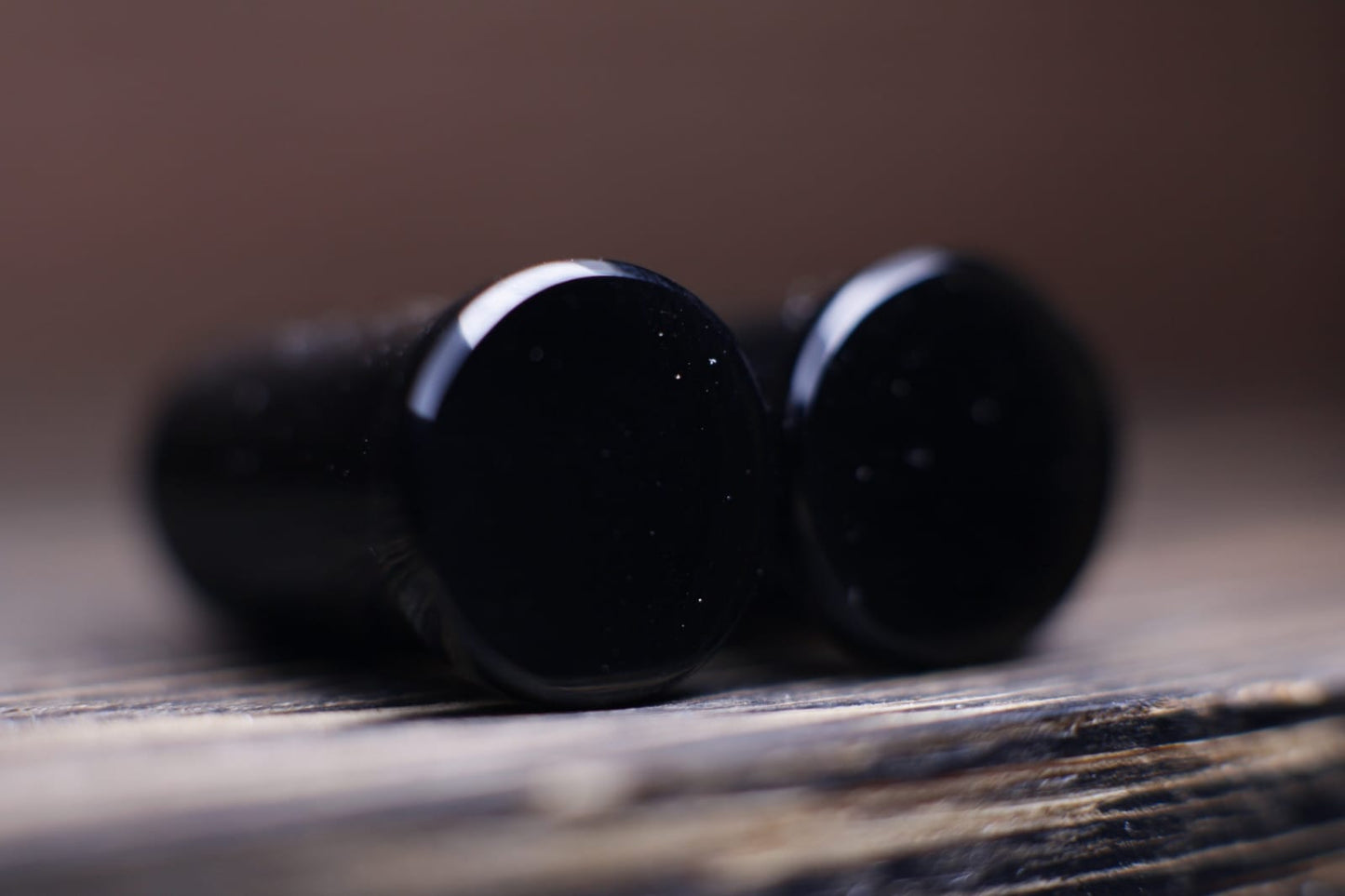 Plugs single flare 13mm de obsidiana negra - Mandar a fabricar