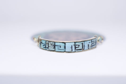 Turquoise nose bridge for nostril - Made to order