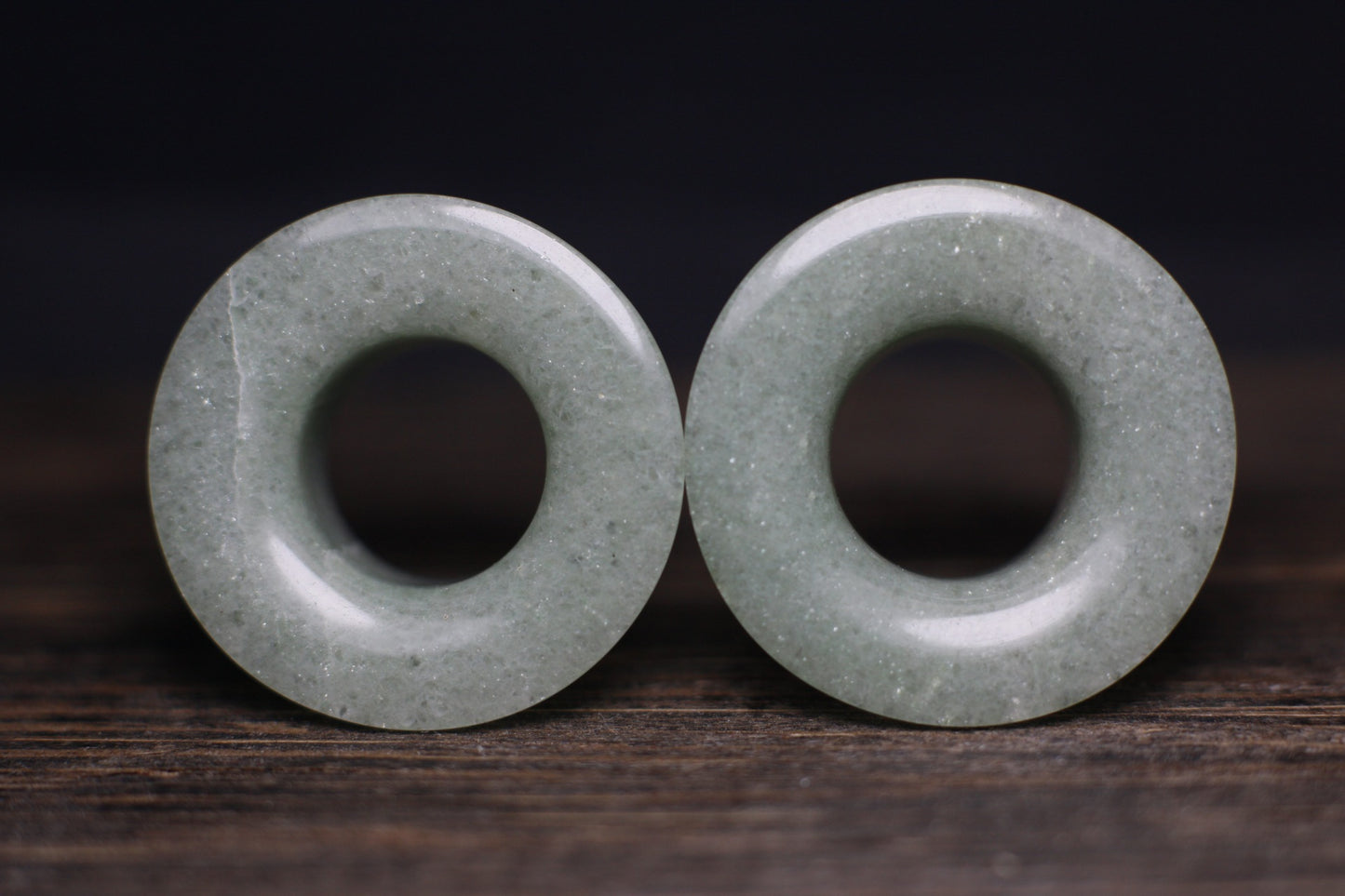 Orejeras de cuarzo verde - Mandar a fabricar