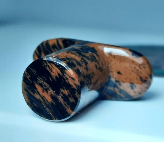 Bezote de obsidiana mahogany redondo 10mm - Mandar a fabricar