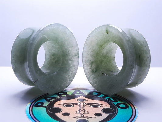 Orejeras de cuarzo verde - Mandar a fabricar