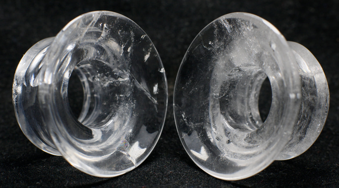 Orejeras mayas de cristal de cuarzo - Mandar a fabricar