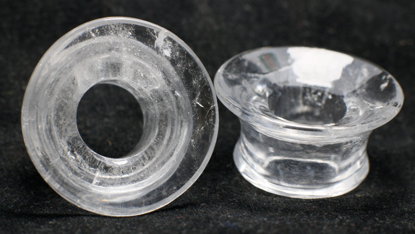 Orejeras mayas de cristal de cuarzo - Mandar a fabricar