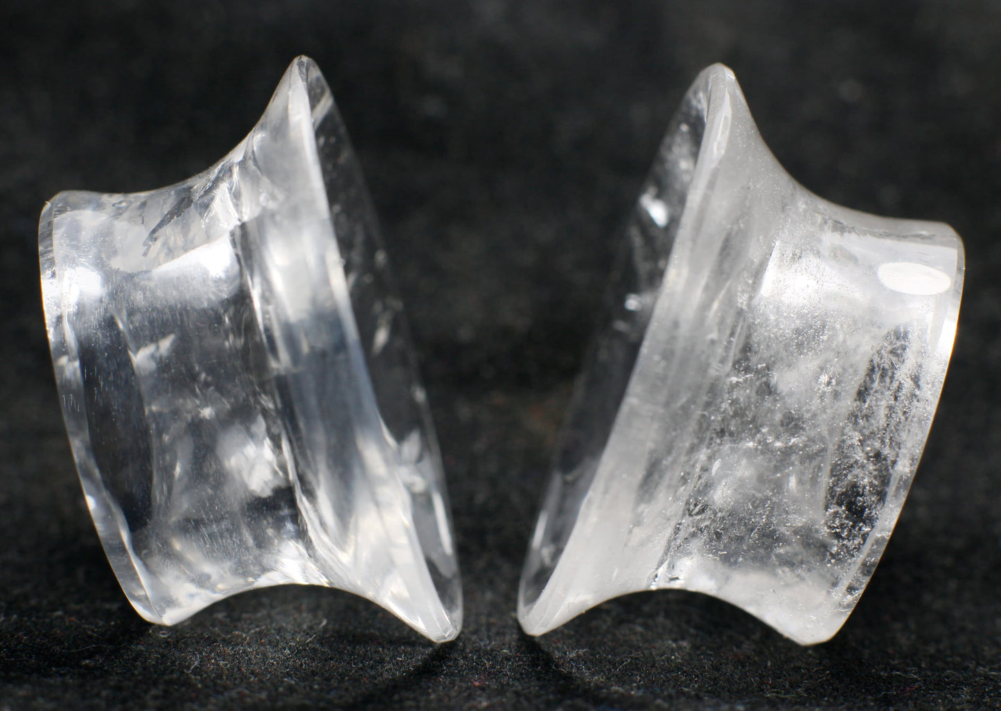 Orejeras mayas de cristal de cuarzo - Mandar a fabricar