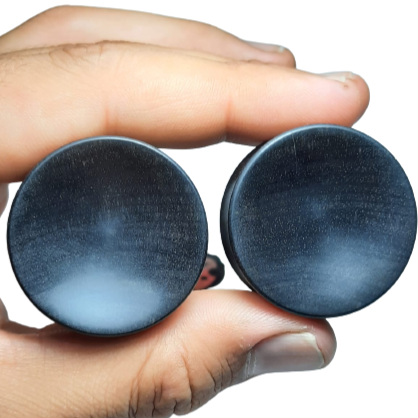 33.5mm Ebony Plugs - Ready to ship