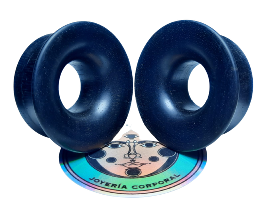 Gabon ebony ear studs - Order to manufacture