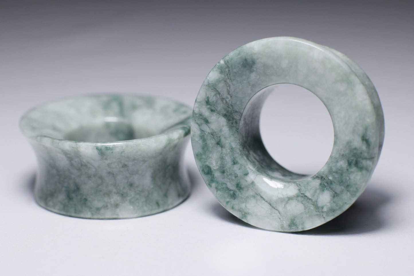 Orejeras de jade manzano - Mandar a fabricar