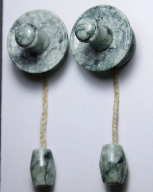 Orejeras mayas de jade de Guatemala - Mandar a fabricar