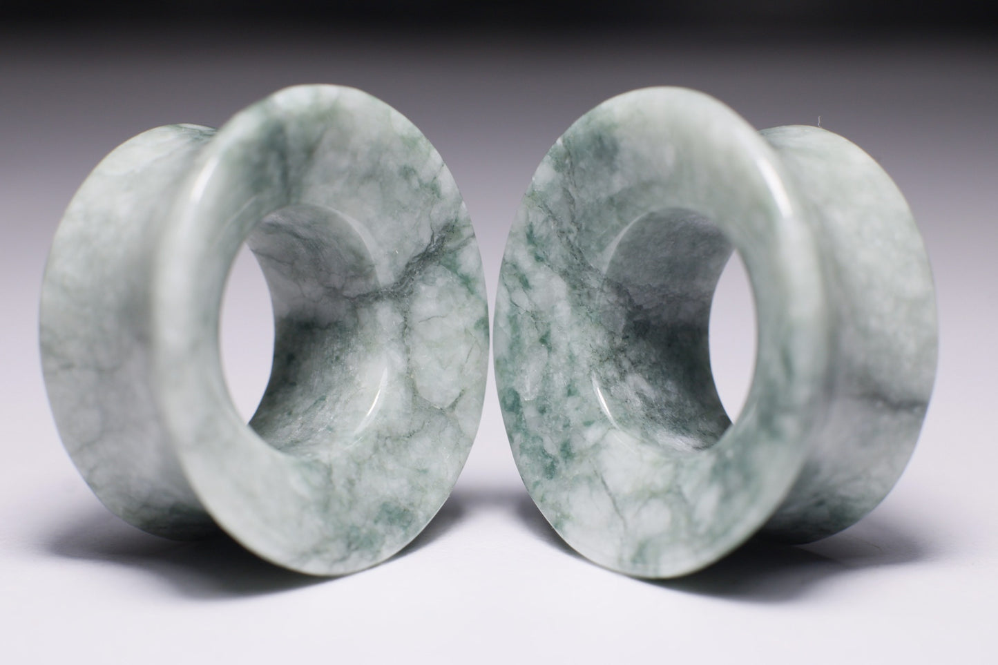 Orejeras de jade manzano - Mandar a fabricar